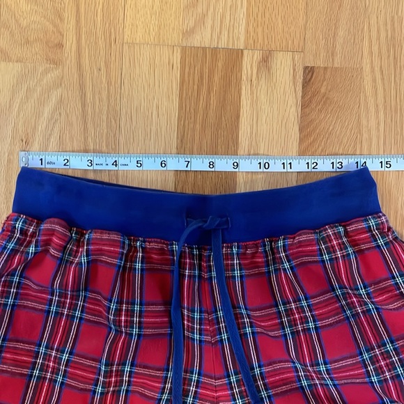 L.L. Bean Red Scotch Plaid Cotton Flannel Pajama Pants, Medium - Picture 8 of 10